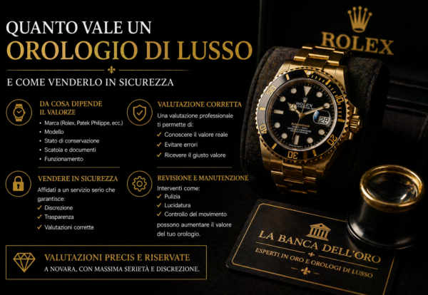 Quanto vale un orologio di lusso e come venderlo in sicurezza Quanto vale un orologio di lusso e come venderlo in sicurezza